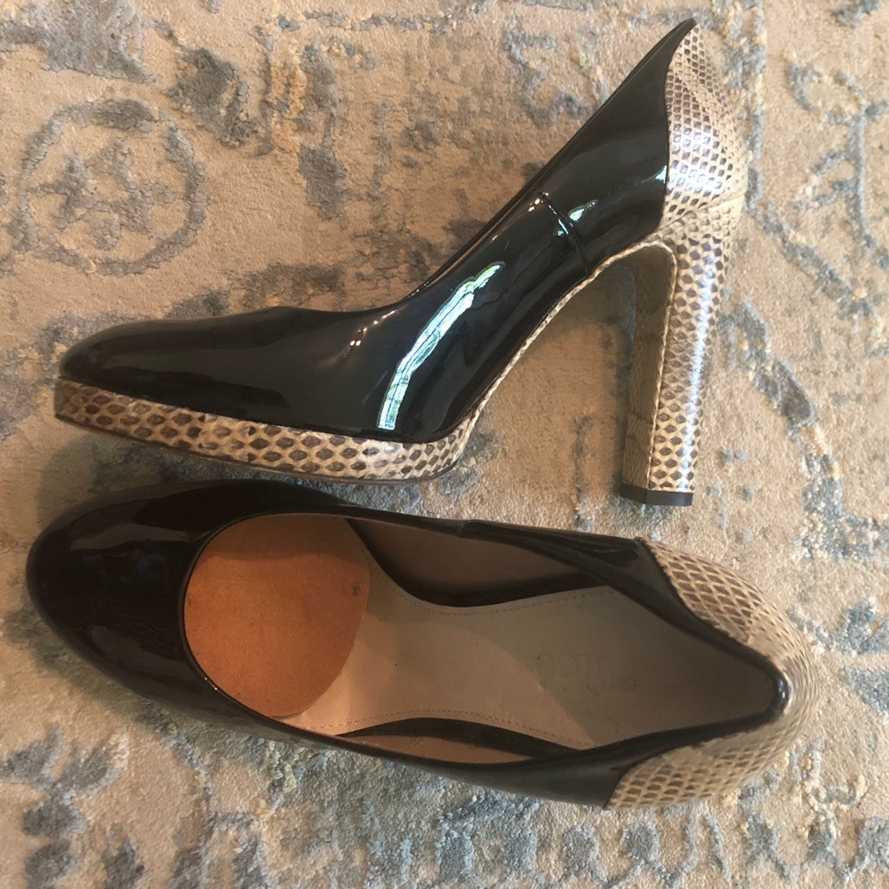 Chloe black heels! Size 7, only worn once